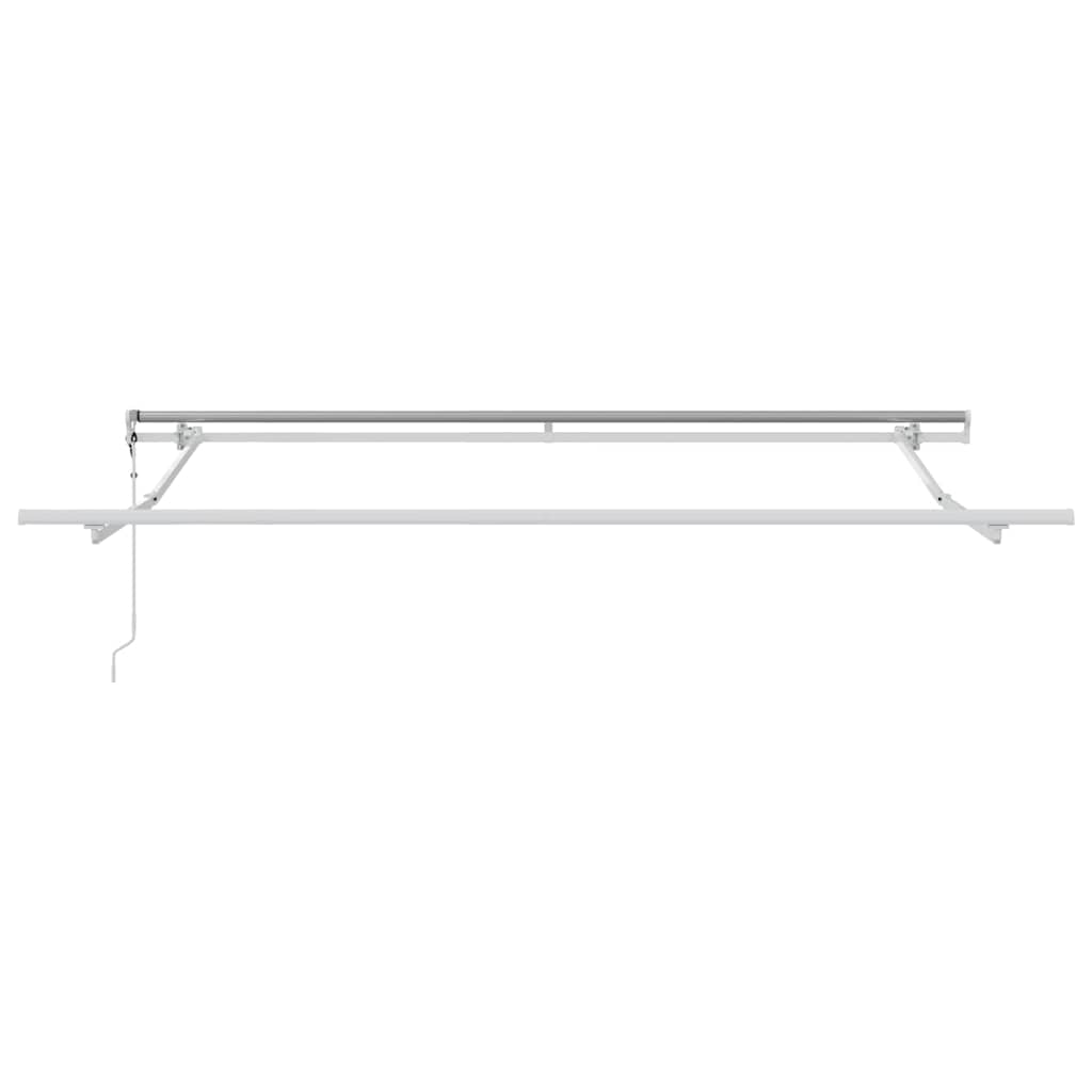Markiseramme Hvid 350 x 250 cm Aluminium