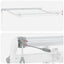 Markiseramme Hvid 350 x 250 cm Aluminium