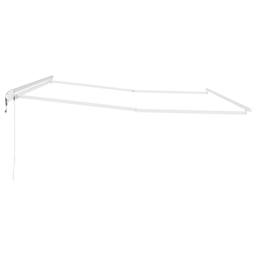 Markiseramme Hvid 450 × 300 cm Aluminium