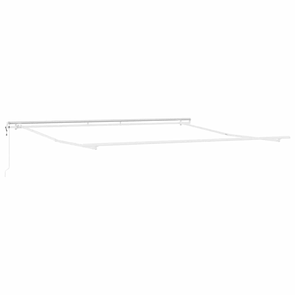 Markiseramme Hvid 450 × 350 cm Aluminium
