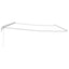 Markiseramme Hvid 600 × 350 cm Aluminium