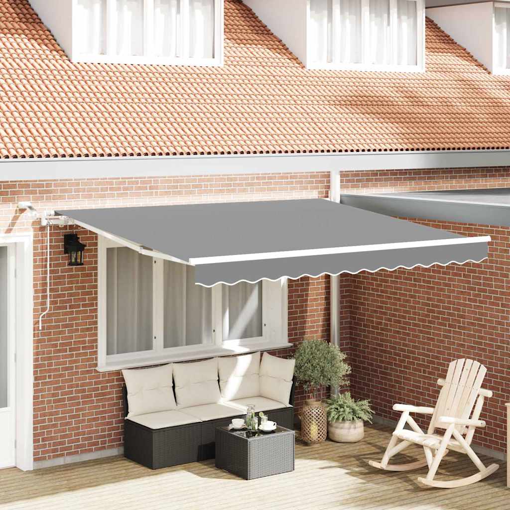 Markiseramme Hvid 3 x 2,5 m Aluminium