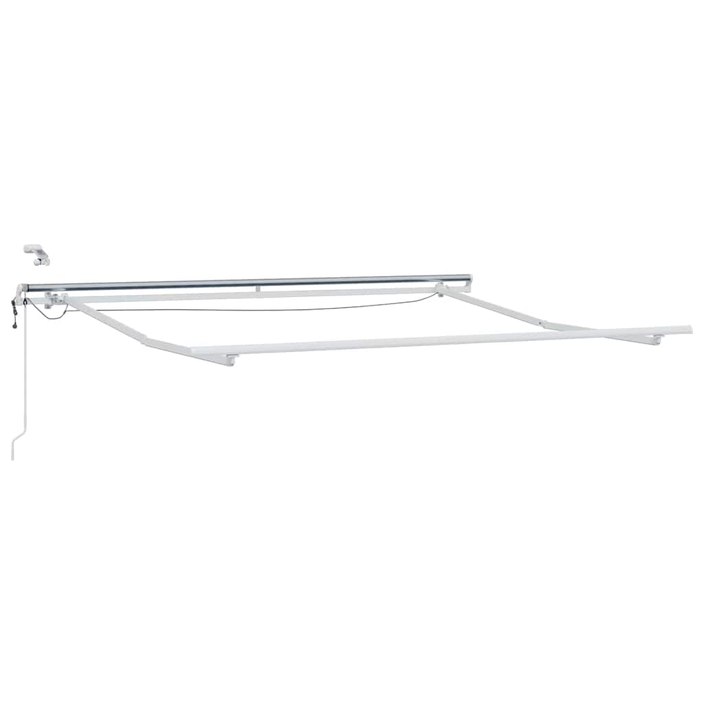 Markiseramme Hvid 3 x 2,5 m Aluminium