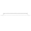 Markiseramme med LED -strimmellys Hvid 600 × 300 cm Aluminium