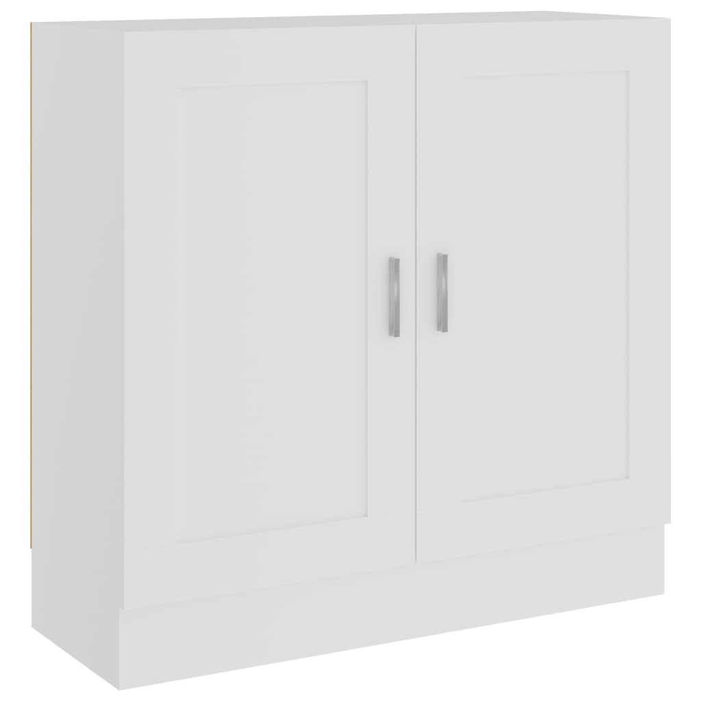 bogskat 82,5x30,5x80 cm konstrueret træ hvid