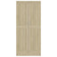 bogskab 82,5x30,5x185,5 cm konstrueret træ sonoma-eg