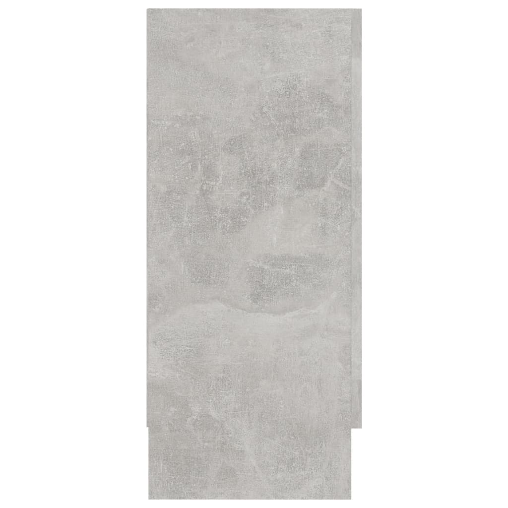 skænk 120x30,5x70 cm konstrueret træ betongrå