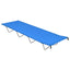 campingseng 180x60x19 cm oxfordstof og stål blå