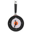 325164 vidaXL Wall Clock with Fried Egg Pan Design 18,8 cm