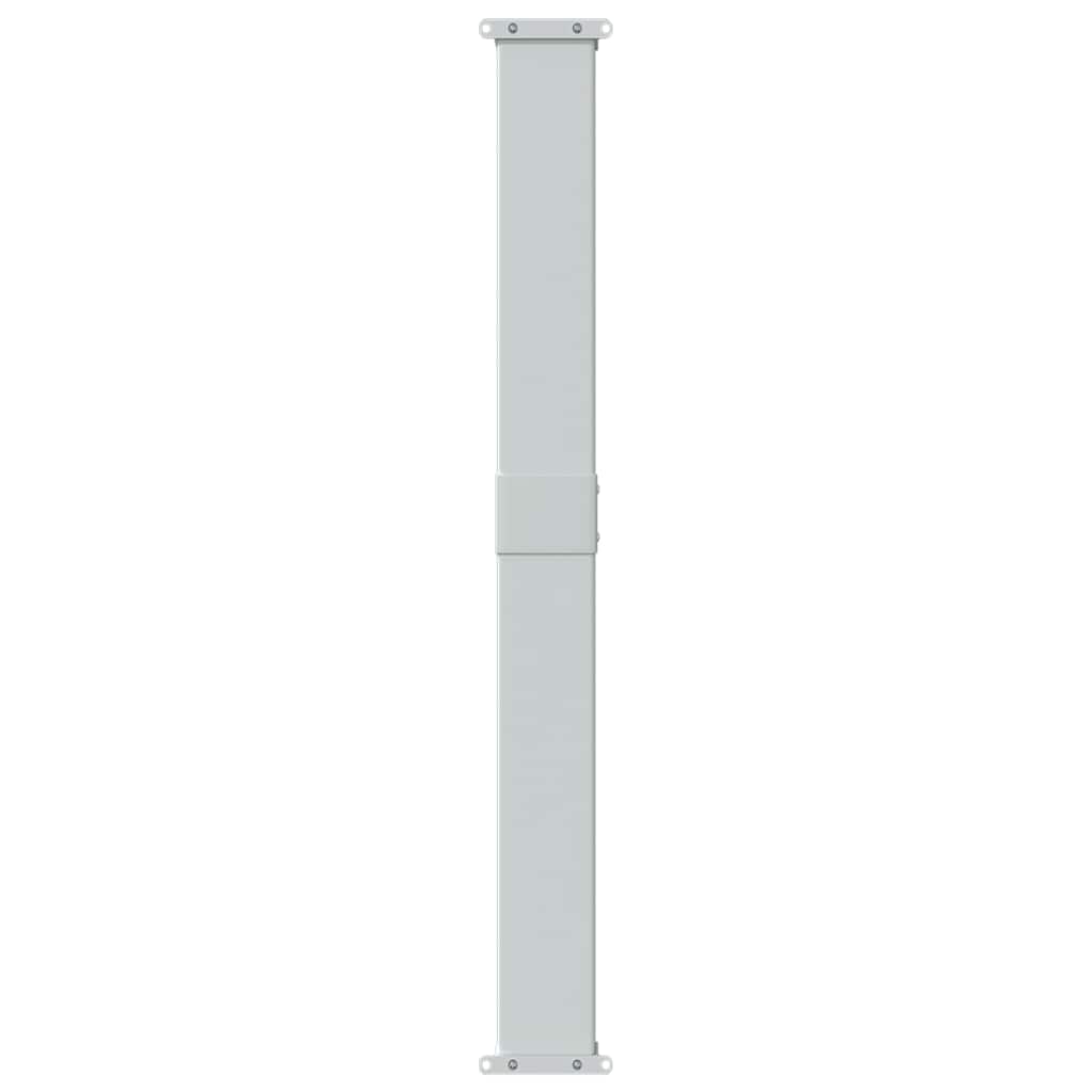 sammenrullelig sidemarkise til terrassen 140x600 cm sort