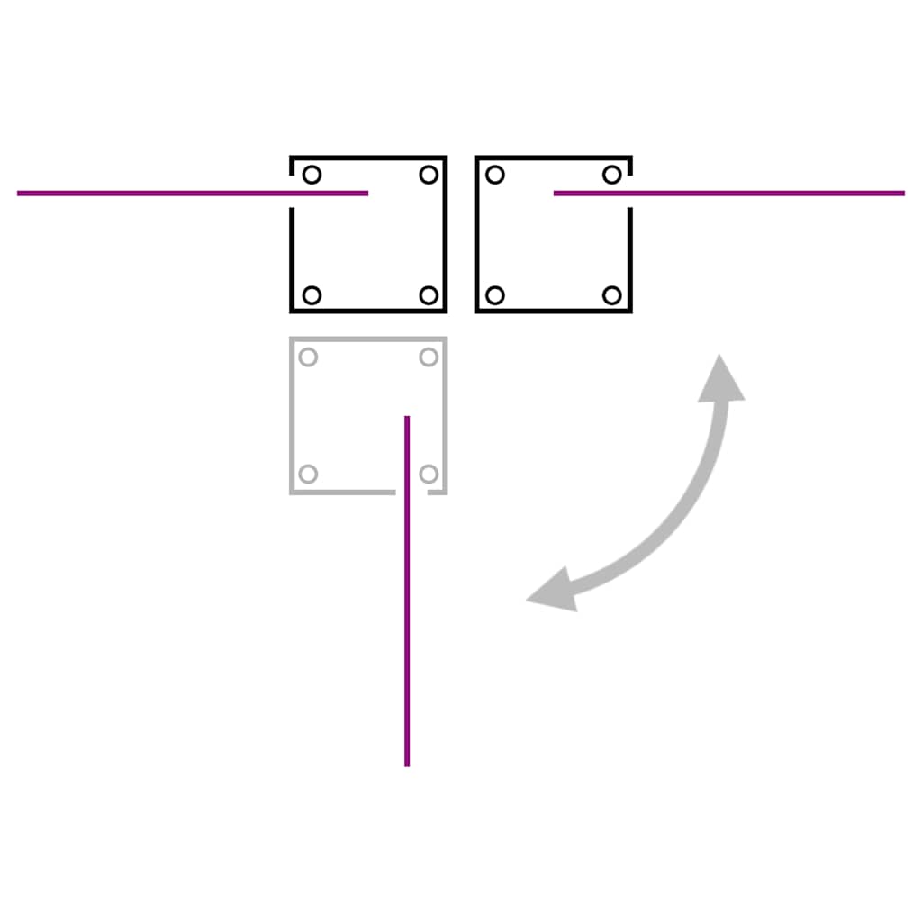 sammenrullelig sidemarkise til terrassen 140x1200 cm sort
