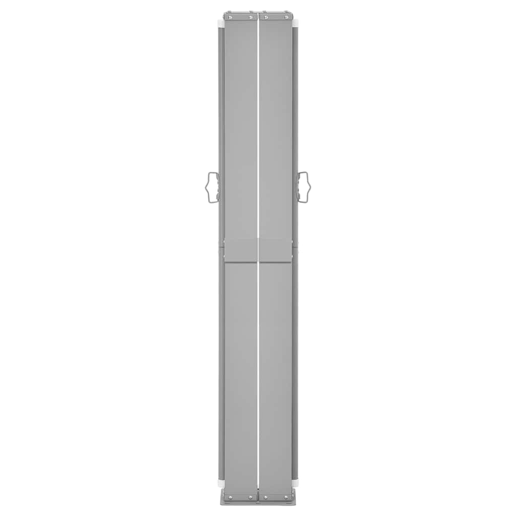 sammenrullelig sidemarkise til terrassen 140x1200 cm brun