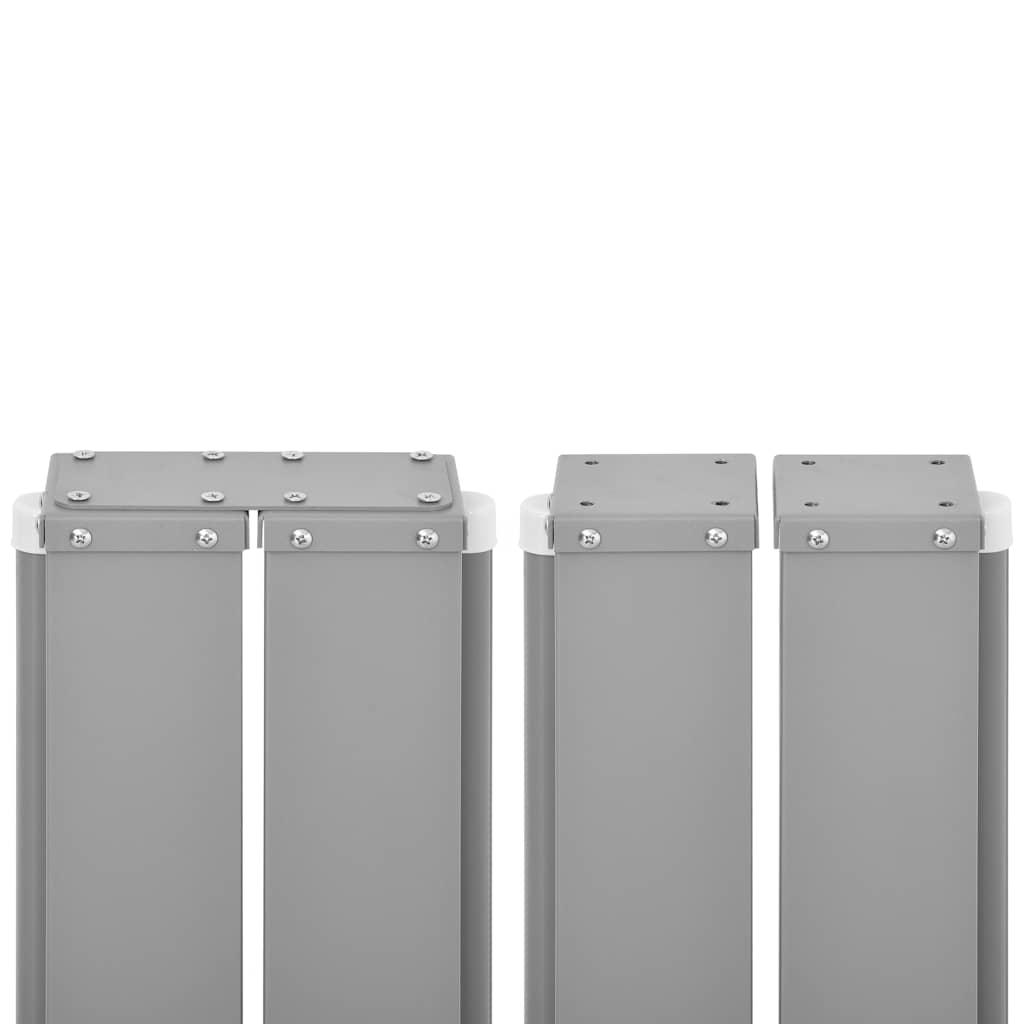 sammenrullelig sidemarkise til terrassen 140x1200 cm blå
