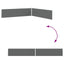 sammenrullelig sidemarkise til terrassen 170x1200 cm antracit