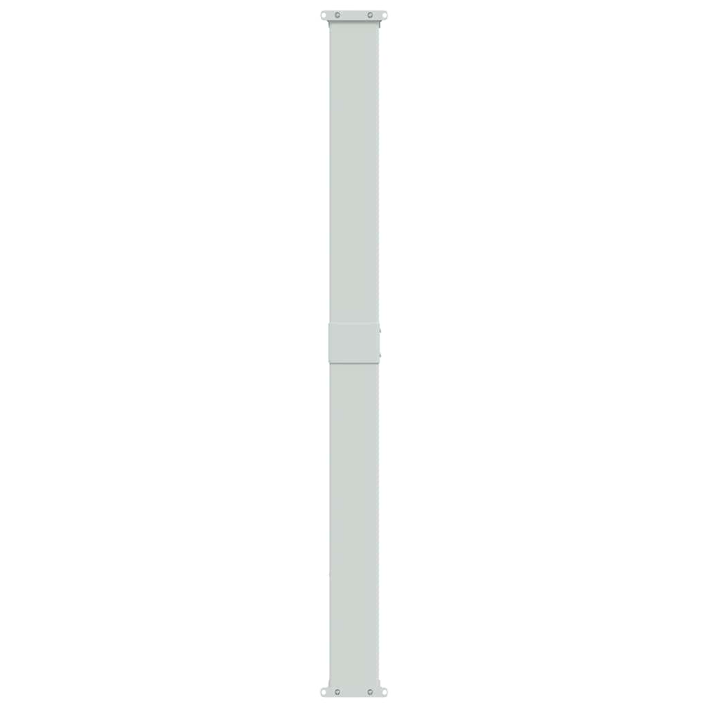 sammenrullelig sidemarkise til terrassen 180x500 cm cremefarvet