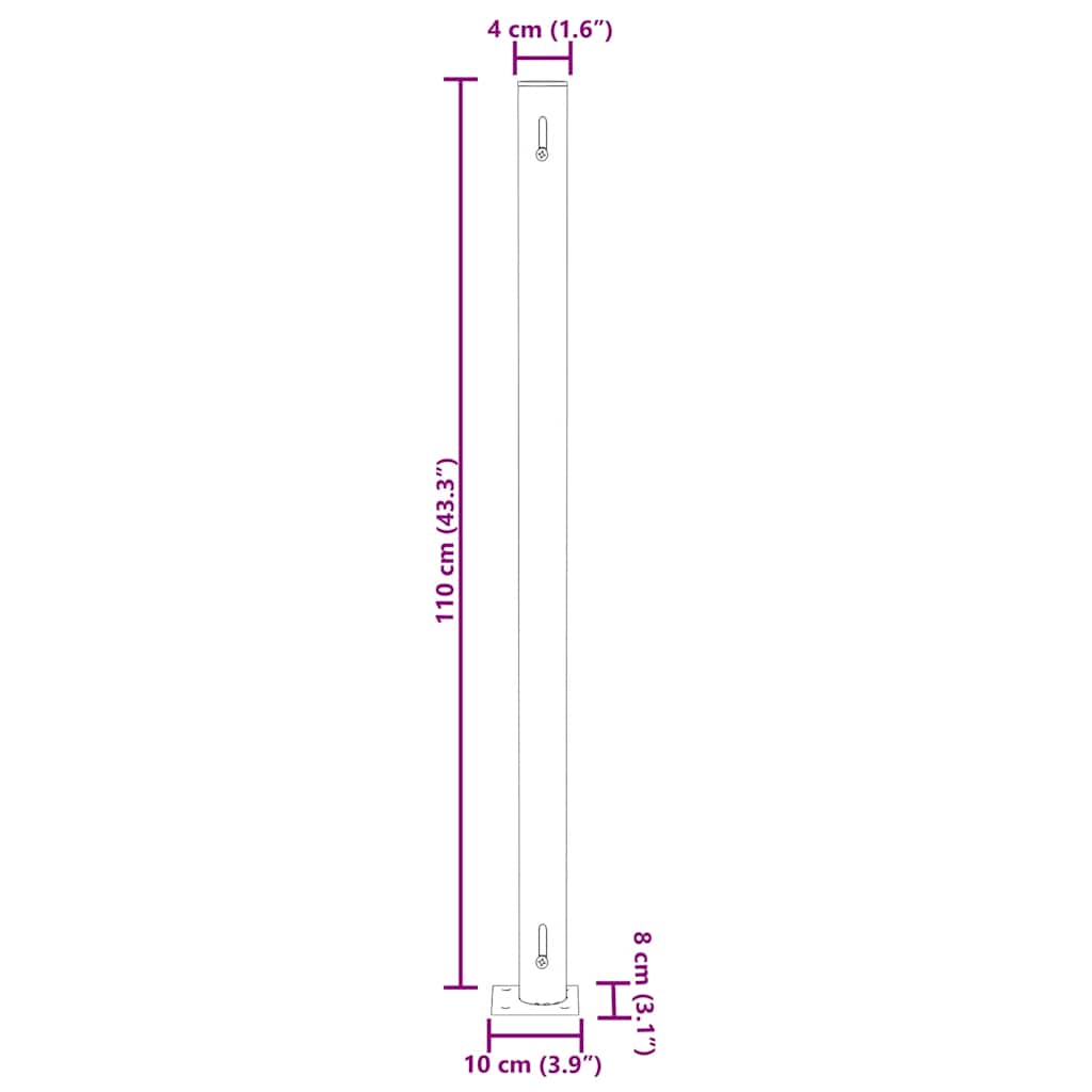 sammenrullelig sidemarkise til terrassen 180x500 cm blå
