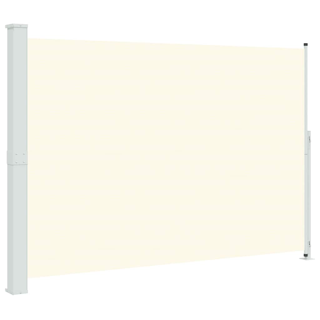 sammenrullelig sidemarkise til terrassen 200x300 cm cremefarvet