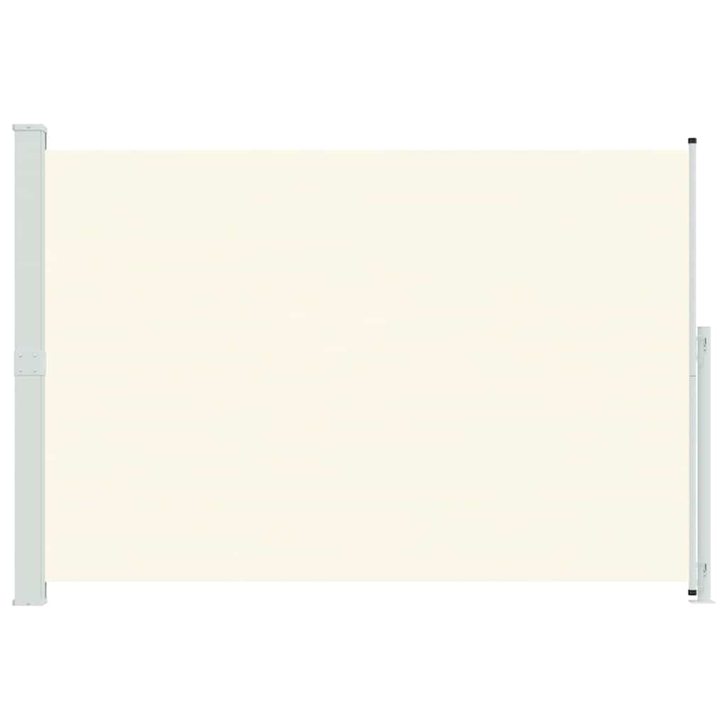 sammenrullelig sidemarkise til terrassen 200x300 cm cremefarvet