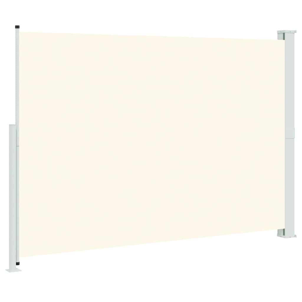 sammenrullelig sidemarkise til terrassen 200x300 cm cremefarvet