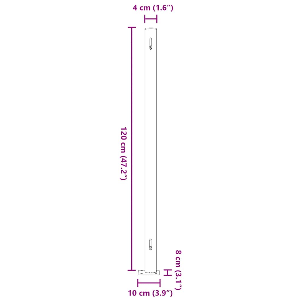 sammenrullelig sidemarkise til terrassen 200x500 cm cremefarvet