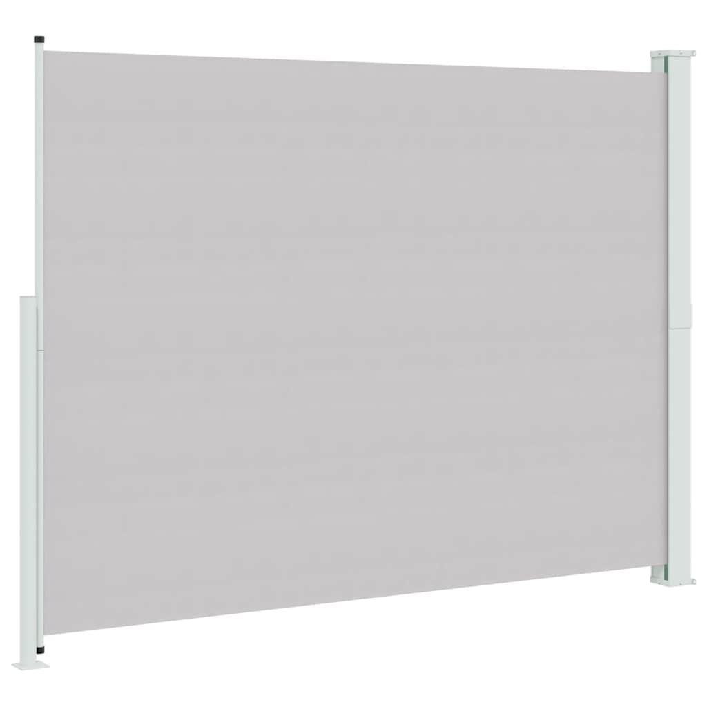 sammenrullelig sidemarkise til terrassen 220x300 cm grå