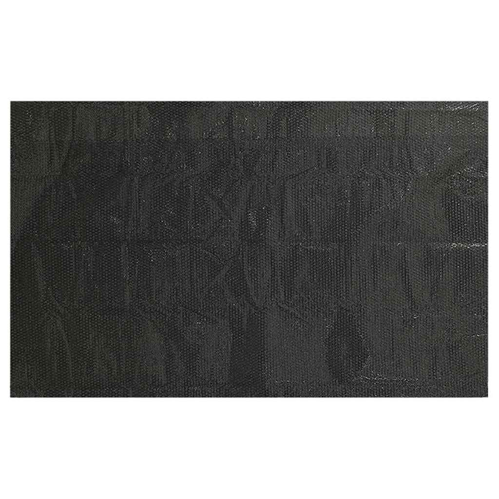 rektangulært poolovertræk 1200x600 cm PE sort