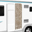 insektgardin 56x185 cm chenille beige og brun