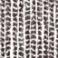 insektgardin 100x220 cm chenille brun og hvid