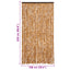 insektgardin 100x220 cm chenille okker og hvid
