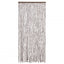 insektgardin 90x220 cm chenille gråbrun og hvid