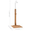 havebruser 75x75x210 cm massivt teaktræ