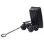 havevogn med vippelad 300 kg 75 l sort