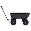havevogn med vippelad 300 kg 75 l sort
