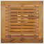 barbord 60x60x110 cm polyrattan og massivt akacietræ grå