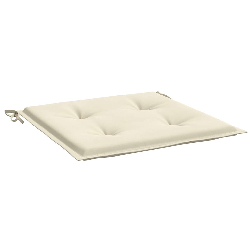 hynder til havestol 2 stk. 40x40x4 cm oxfordstof cremefarvet