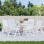 hynder til havestol 6 stk. 40x40x4 cm oxfordstof cremefarvet