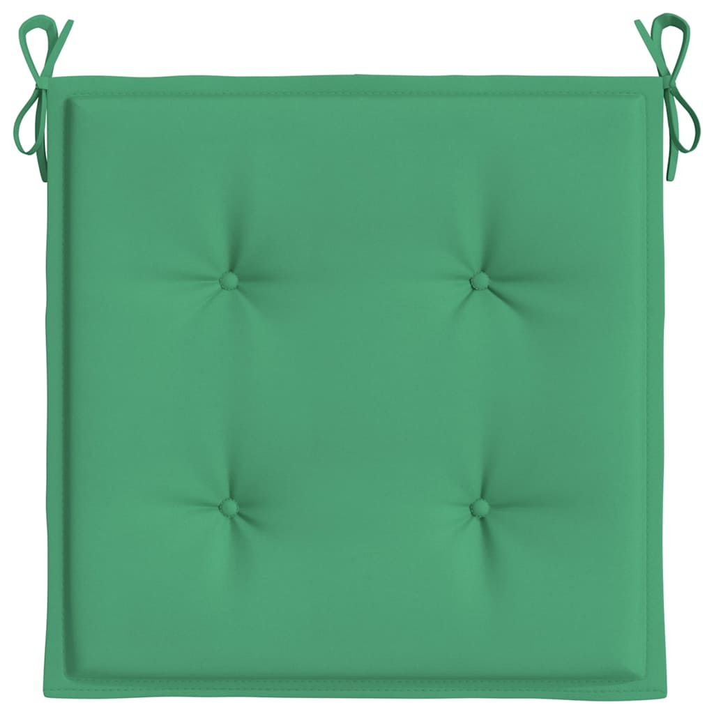 hynder til havestol 2 stk. 40x40x4 cm oxfordstof grøn