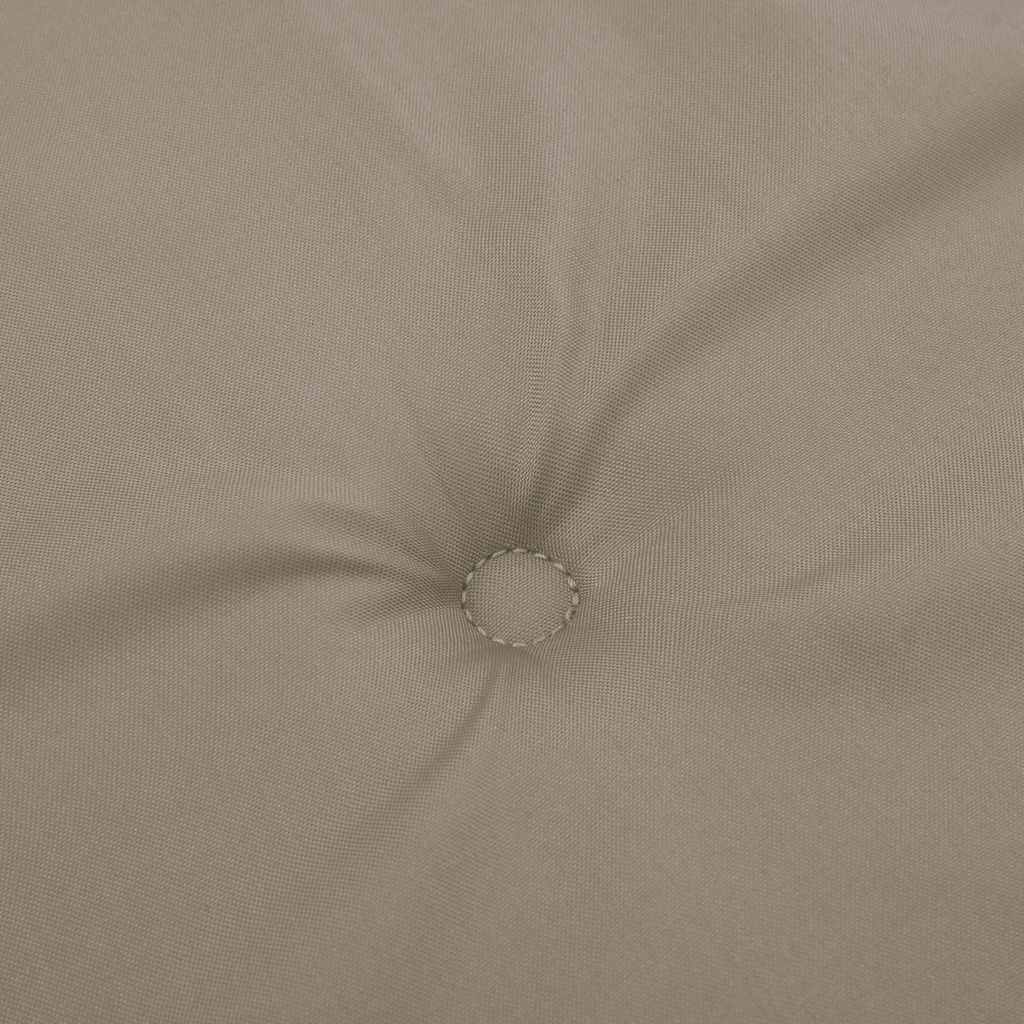 hynder til havestol 2 stk. 40x40x4 cm oxfordstof gråbrun