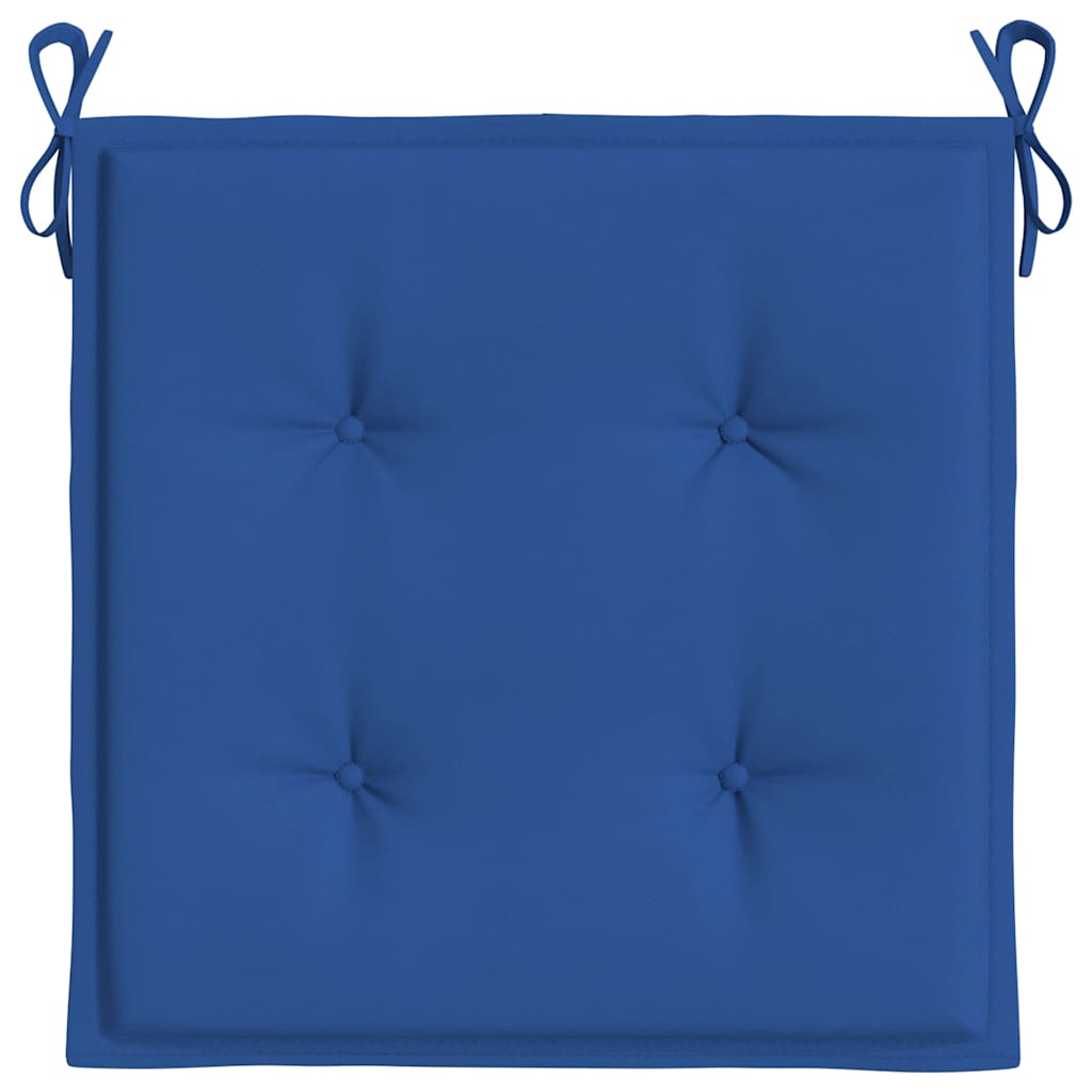 hynder til havestol 4 stk. 40x40x4 cm oxfordstof kongeblå