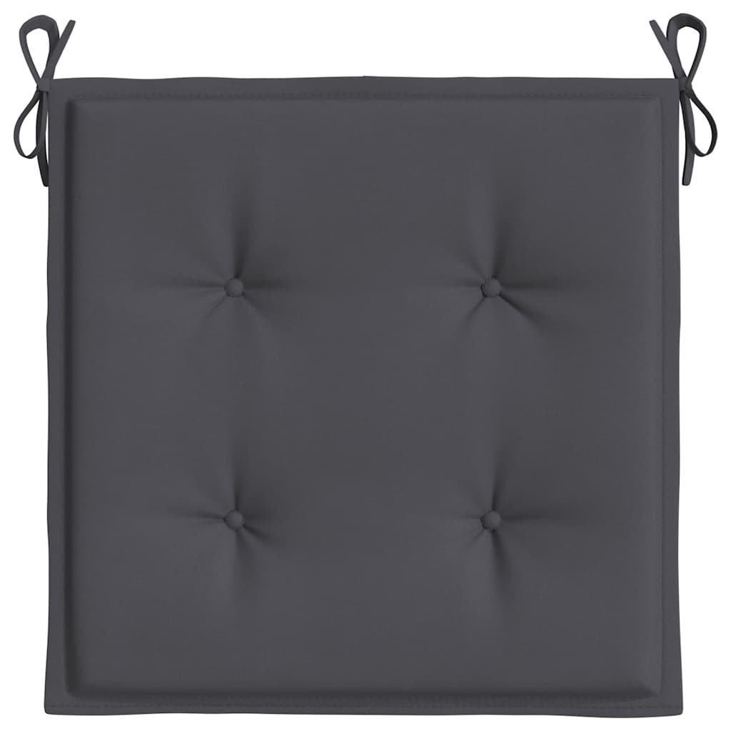 hynder til havestol 6 stk. 50x50x4 cm oxfordstof antracitgrå