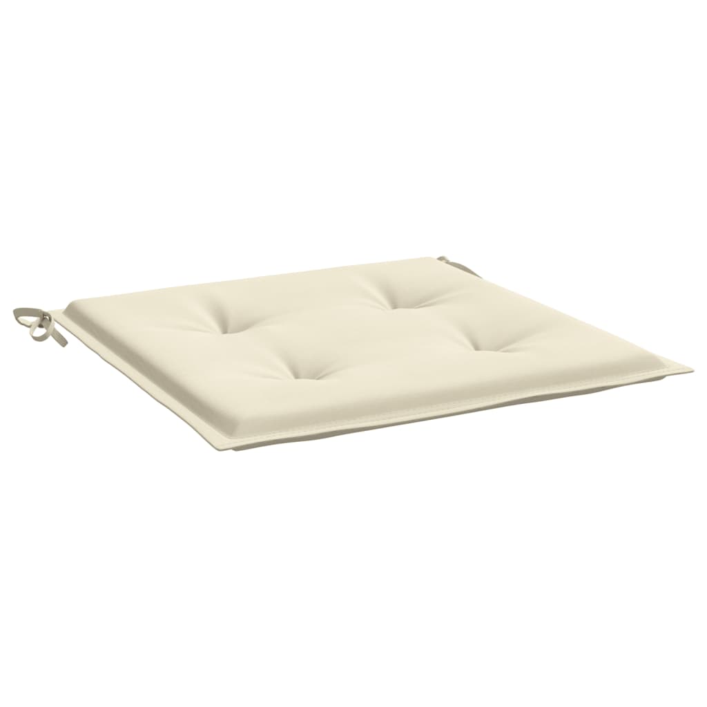 hynder til havestol 4 stk. 50x50x4 cm oxfordstof cremefarvet