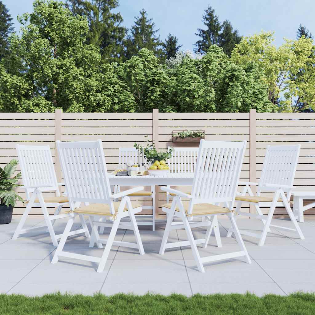 hynder til havestol 6 stk. 50x50x4 cm oxfordstof beige