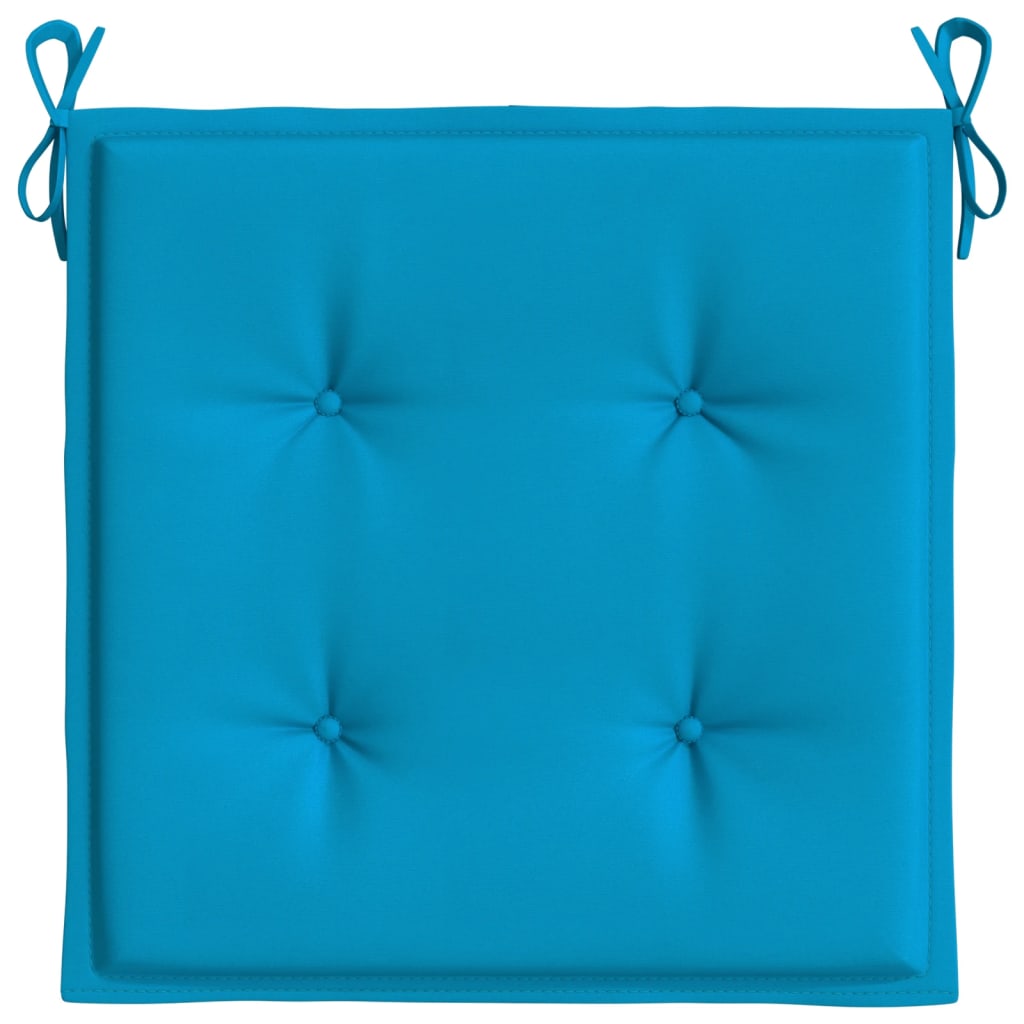 hynder til havestol 6 stk. 50x50x4 cm oxfordstof blå