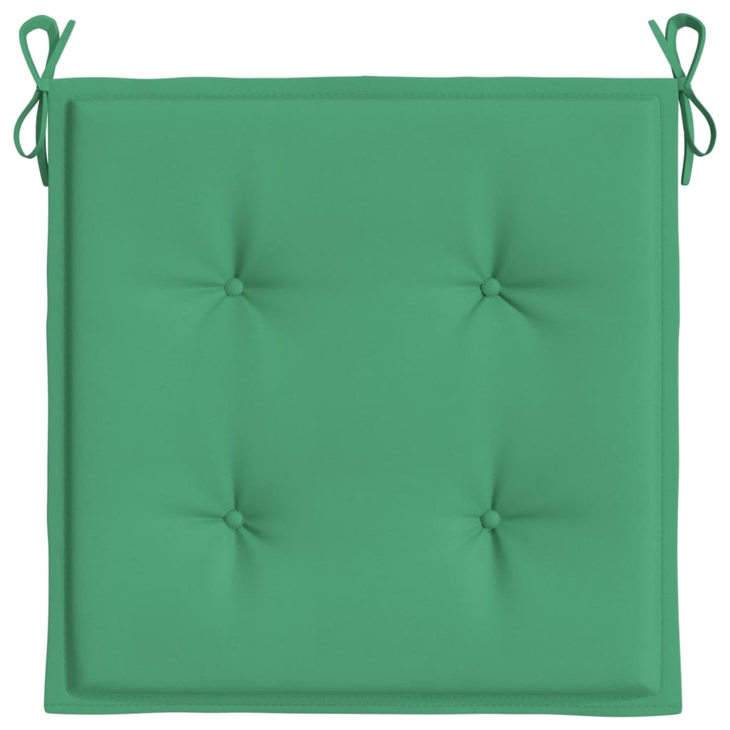 hynder til havestol 6 stk. 50x50x4 cm oxfordstof grøn