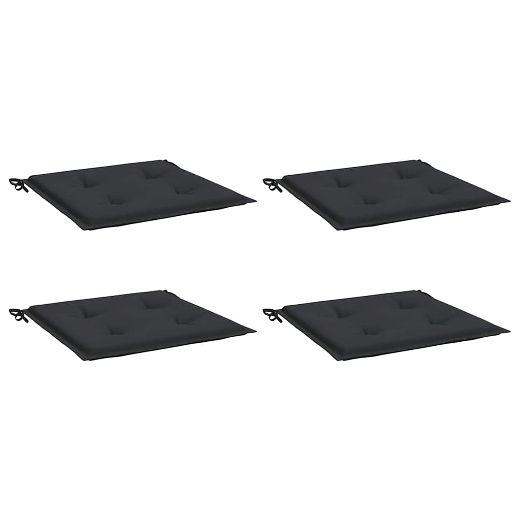 hynder til havestol 4 stk. 50x50x4 cm oxfordstof sort