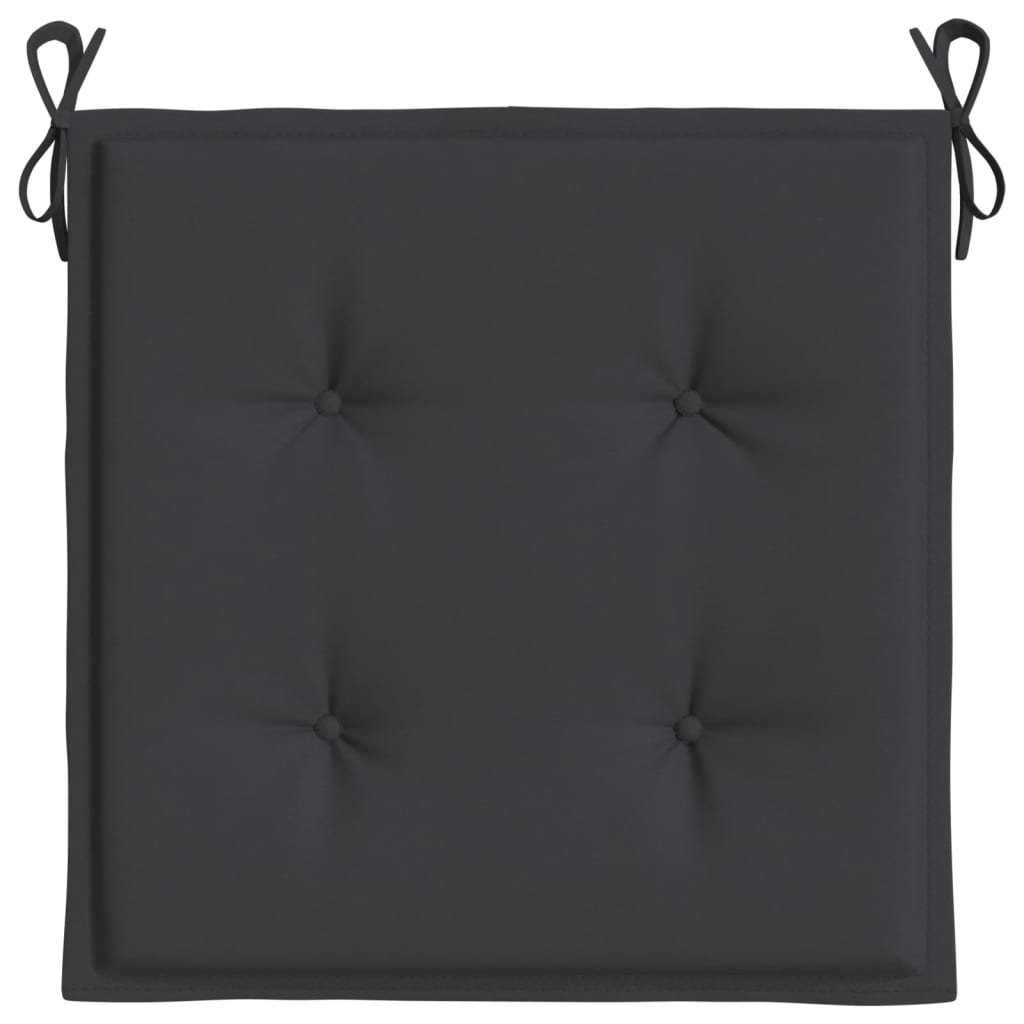 hynder til havestol 6 stk. 50x50x4 cm oxfordstof sort