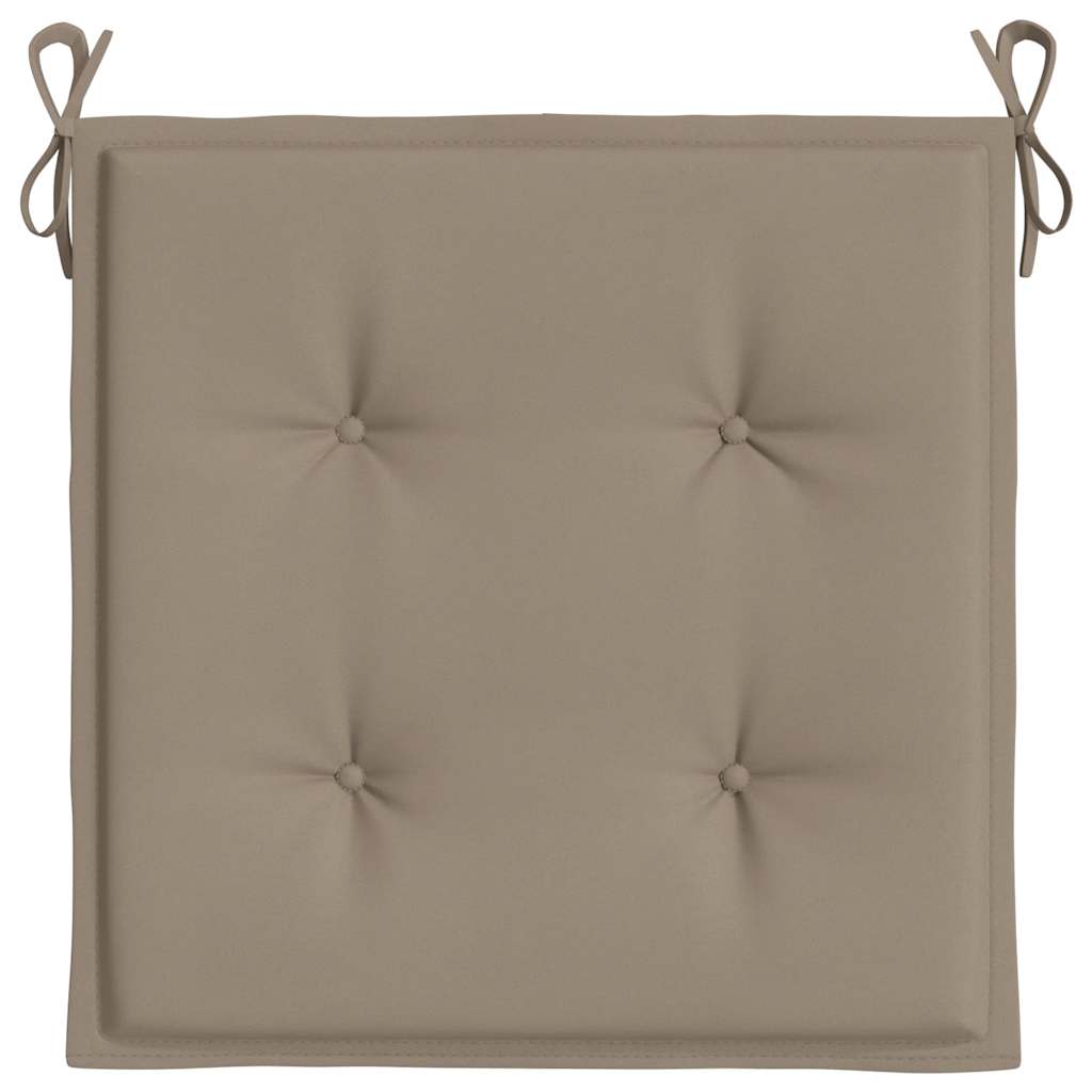 hynder til havestol 4 stk. 50x50x4 cm oxfordstof gråbrun