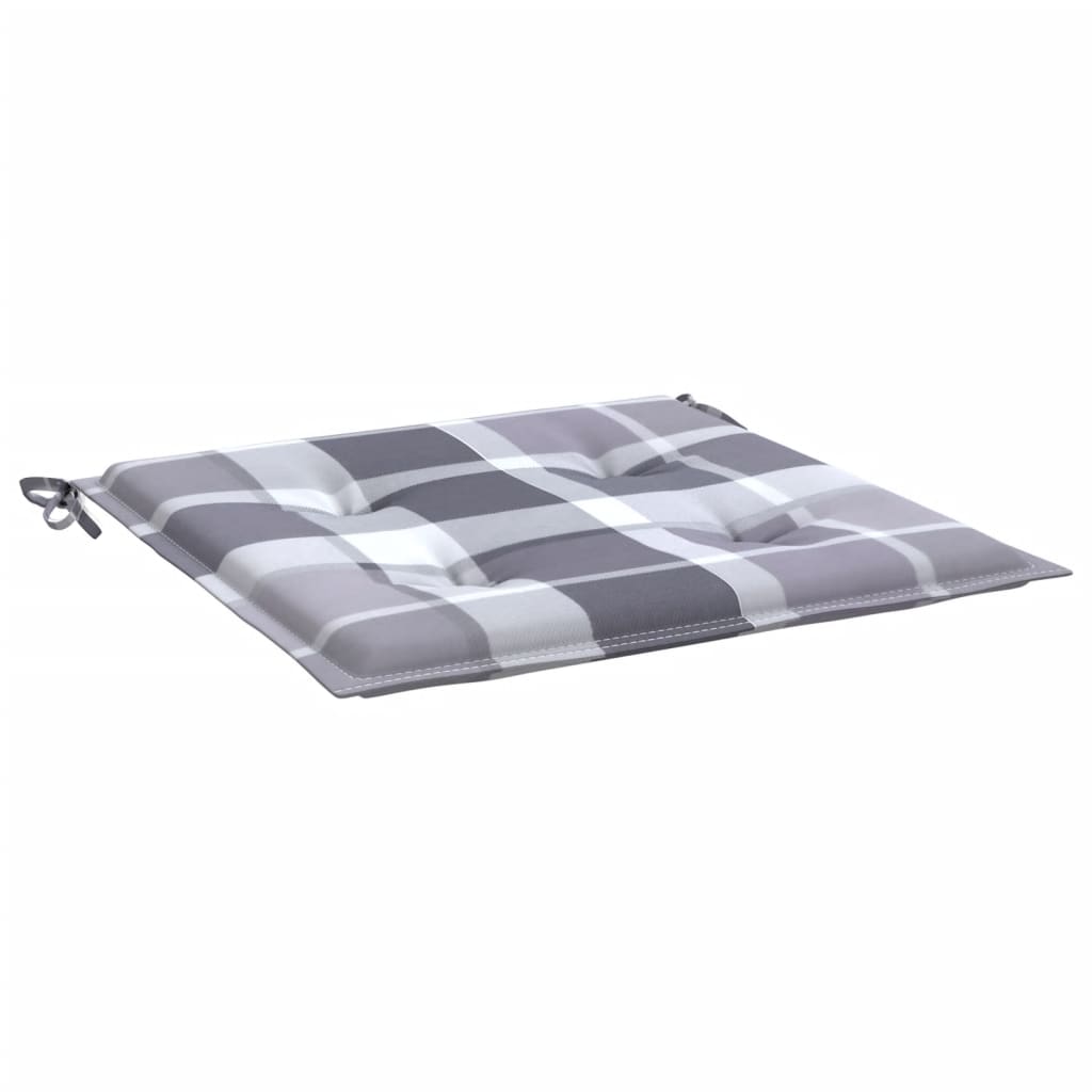 hynder til havestol 2 stk. 50x50x4 cm oxfordstof gråternet