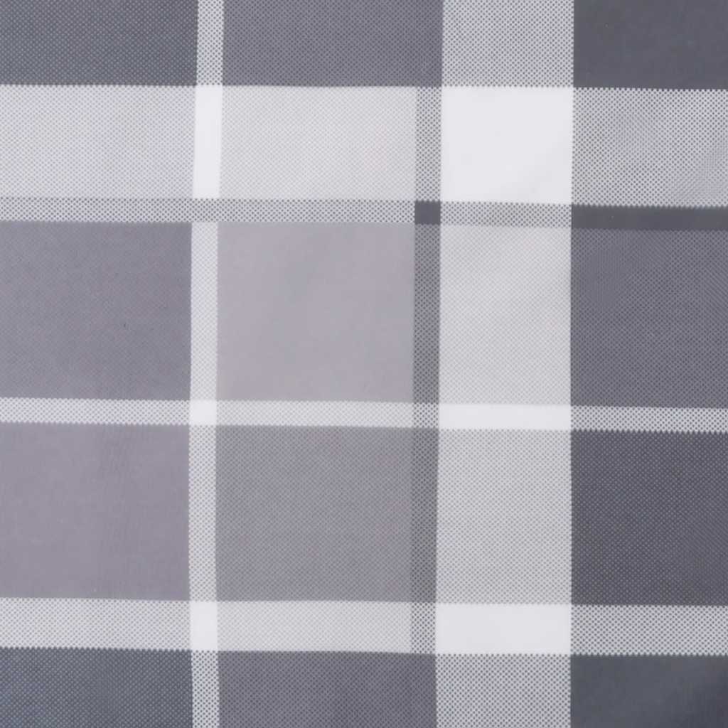 hynde til havebænk 150x50x3 cm oxfordstof ternet grå