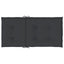 stolehynde m. lav ryg 6 stk. 100x50x3 cm oxfordstof sort